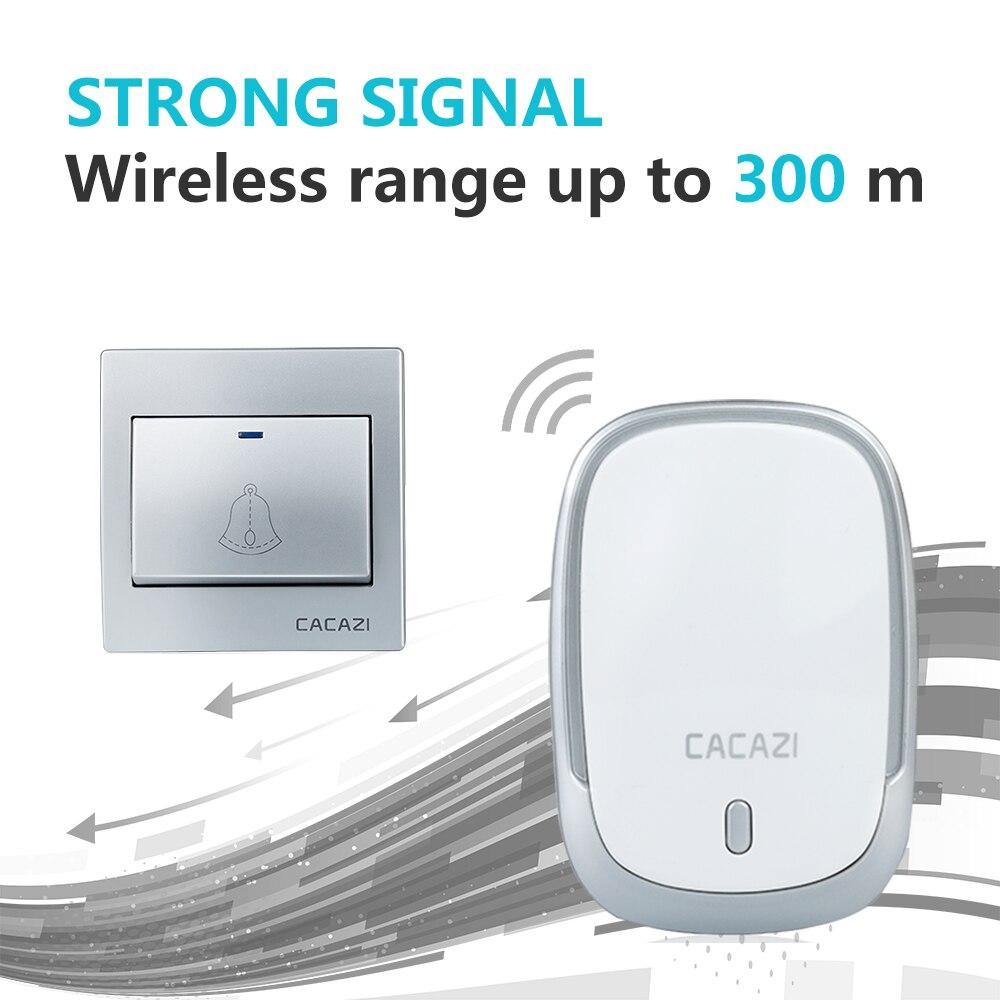 Sikunuo | Waterproof Cordless Wireless Doorbell