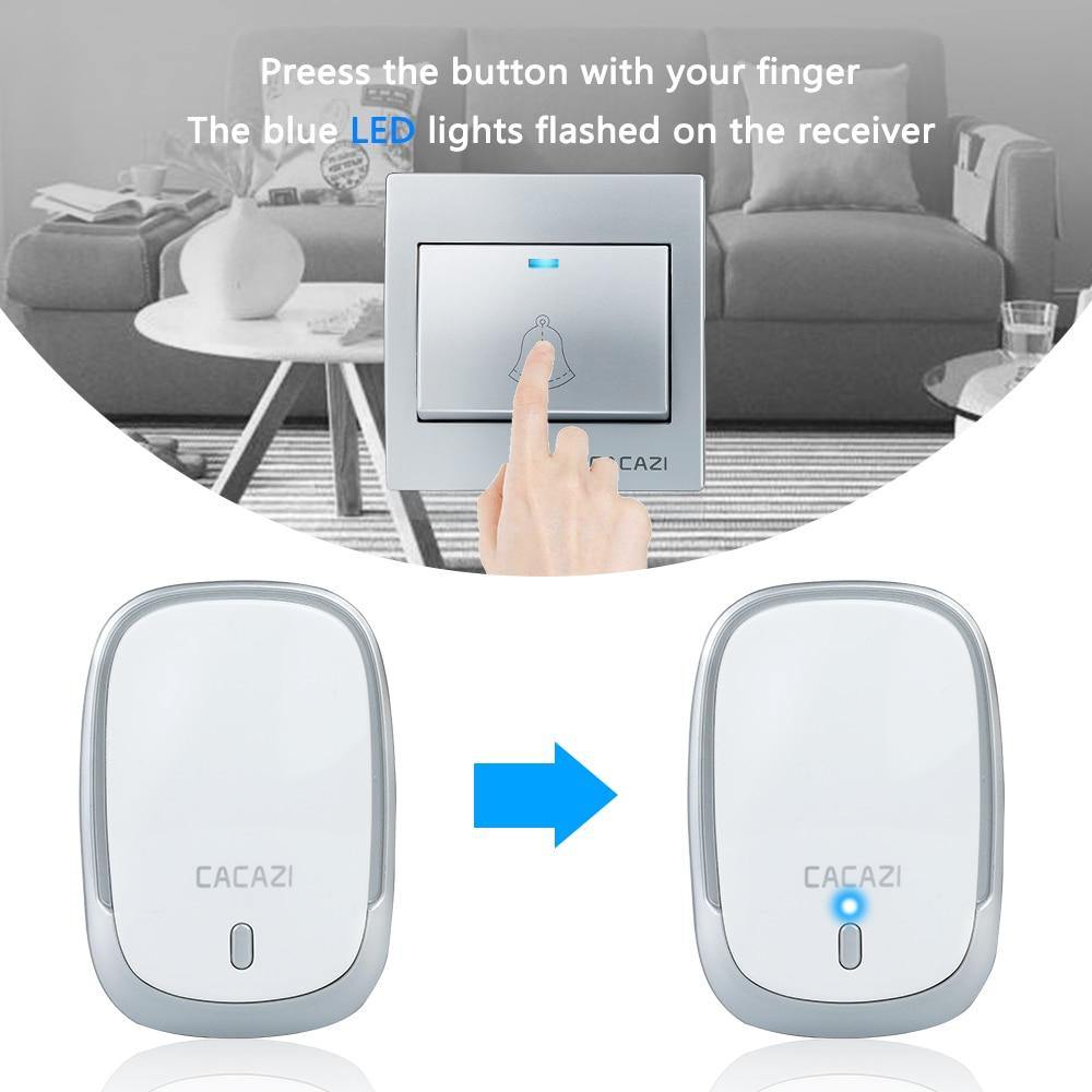 Sikunuo | Waterproof Cordless Wireless Doorbell