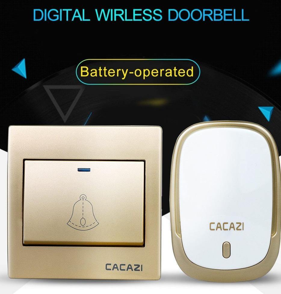 Sikunuo | Waterproof Cordless Wireless Doorbell