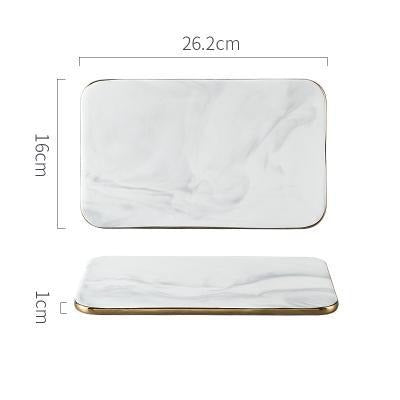 Sikunuo | Elegant White Marble Ceramic Cutting Board