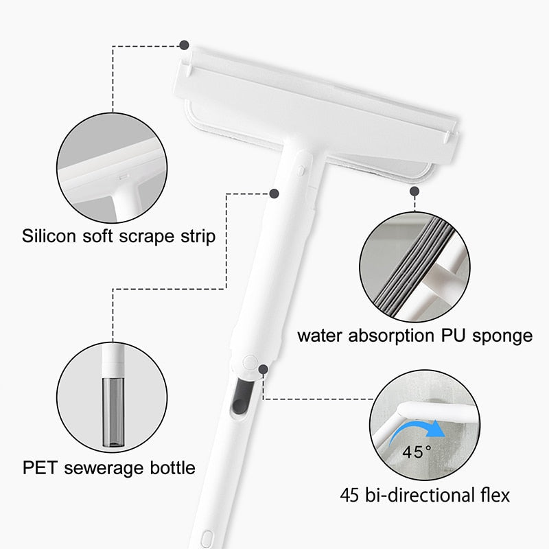 Sikunuo | Multifunctional Adjustable Window Cleaning Wiper Brush