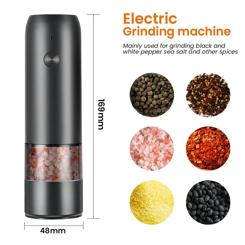 Sikunuo | Rechargeable Automatic Salt Pepper Grinder