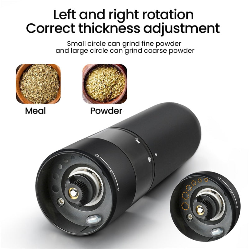 Sikunuo | Rechargeable Automatic Salt Pepper Grinder