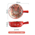 Sikunuo | Handmade Animal Flower Large Ceramic Bowl