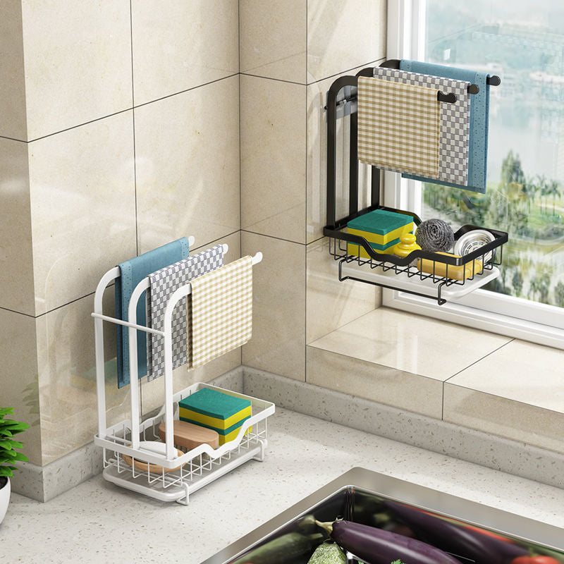 Sikunuo | Countertop Dish Drying Rack with Drainer