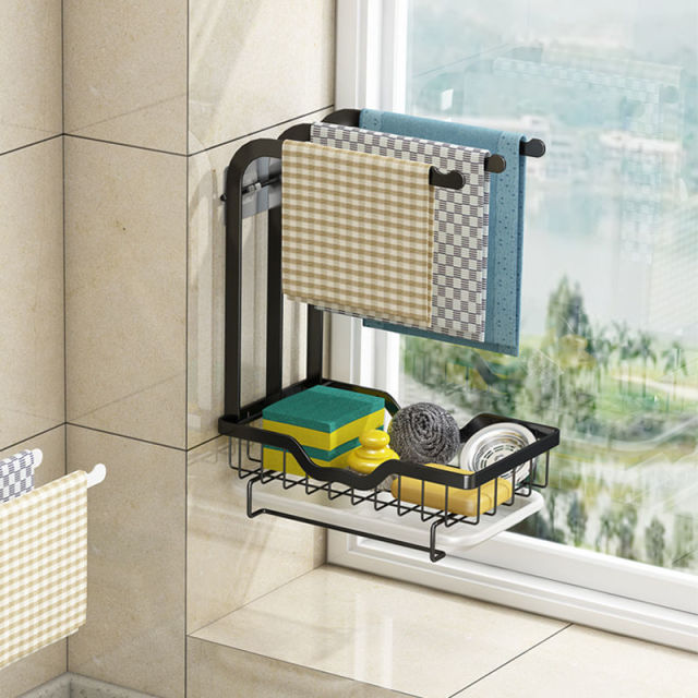 Sikunuo | Countertop Dish Drying Rack with Drainer