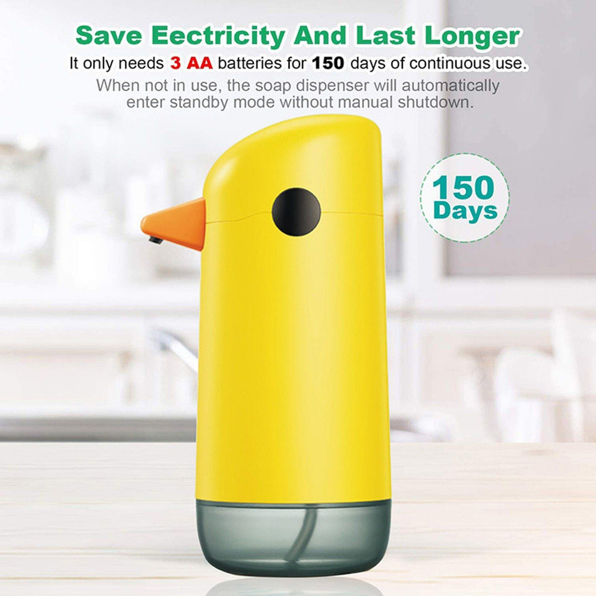 Sikunuo | Automatic Sensor Liquid Touch Soap Dispenser