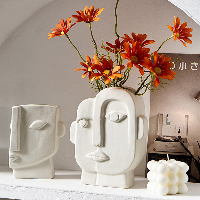 Sikunuo | Nordic Modern Ceramic Art Face Vase