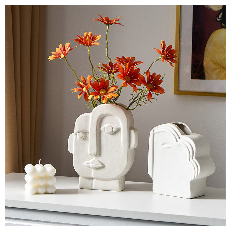 Sikunuo | Nordic Modern Ceramic Art Face Vase