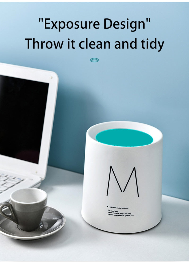 Sikunuo | Nordic Desktop Double-Layer Mini Trash Can
