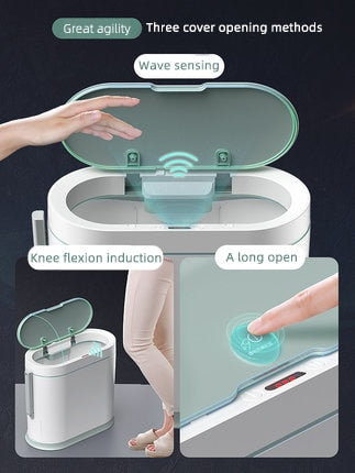Sikunuo | Automatic Smart Sensor Brush Trash Can