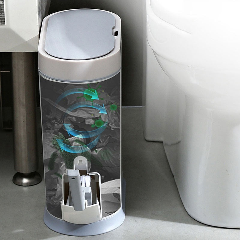 Sikunuo | Automatic Smart Sensor Brush Trash Can