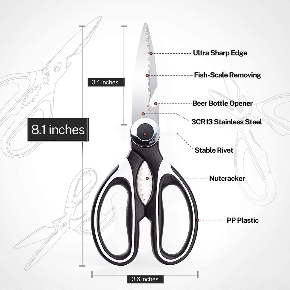 Sikunuo | Multipurpose Kitchen Scissor with Bottle Opener