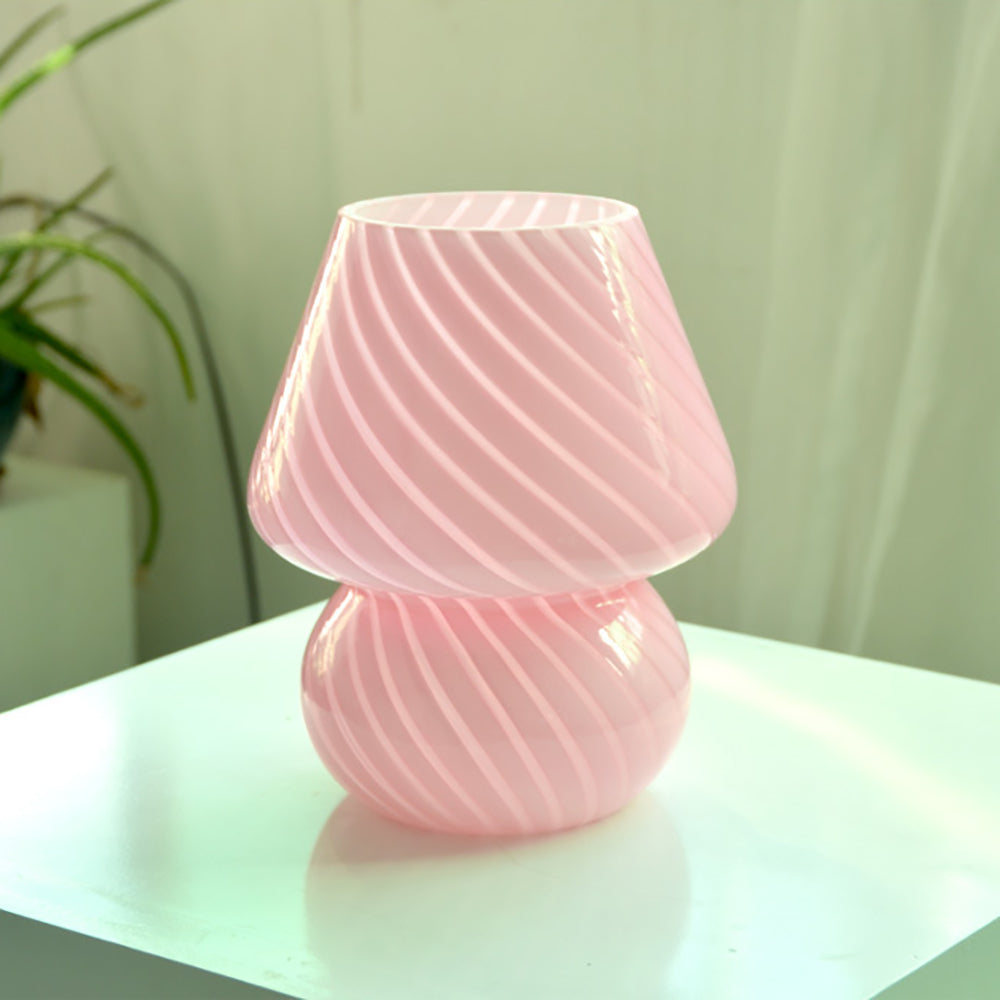 Sikunuo | Creative Mushroom Glass Mushroom Table Lamp