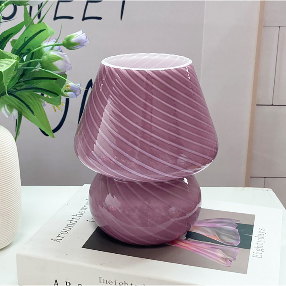 Sikunuo | Creative Mushroom Glass Mushroom Table Lamp
