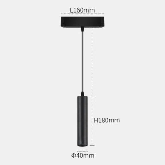 Sikunuo | Wall-Mounted Black Continuous Magnetic Track System Light
