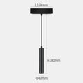 Sikunuo | Wall-Mounted Black Continuous Magnetic Track System Light