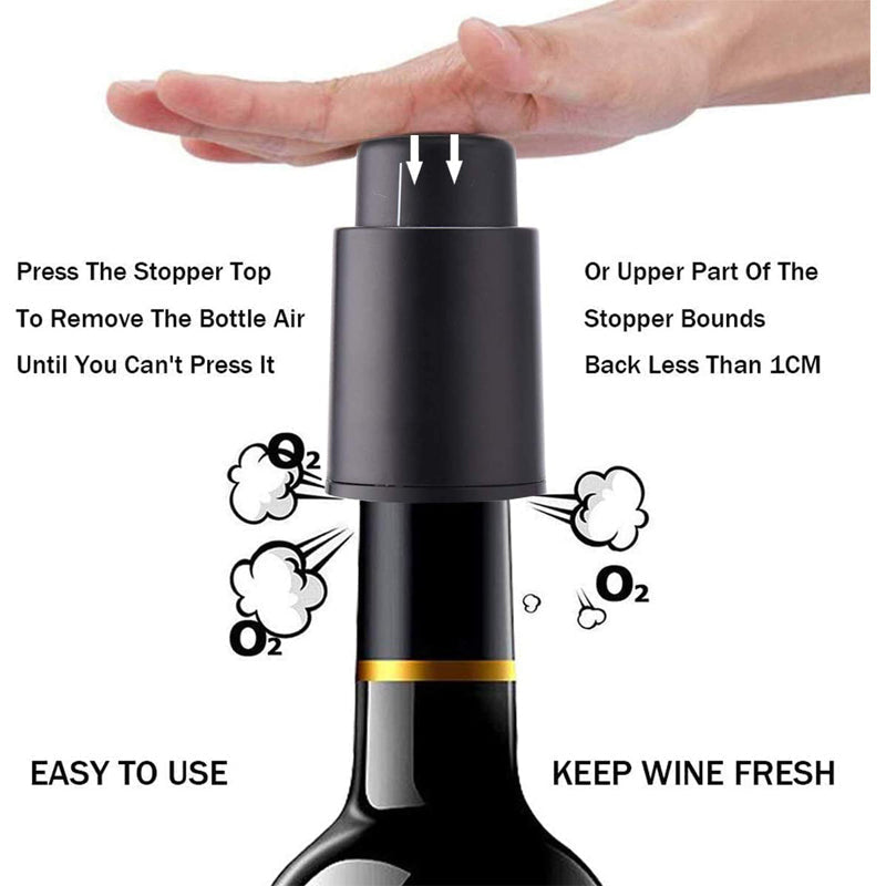 Sikunuo | Reusable Vacuum Wine Bottle Stopper
