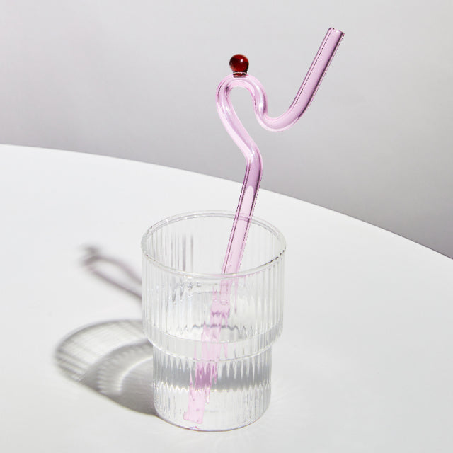 Sikunuo | Colorful Environment Friendly Reusable Glass Straw