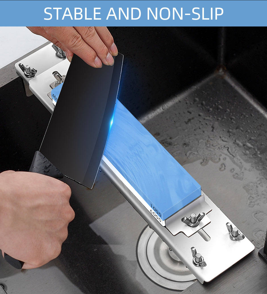 Sikunuo | Adjustable Stone Base Sink Knife Sharpener Holder