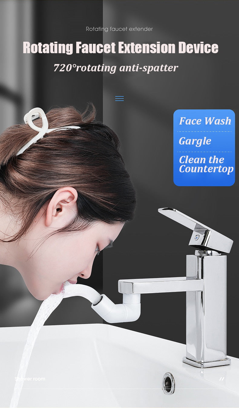 Sikunuo | Universal Rotatable Anti-Splash Faucet Extender