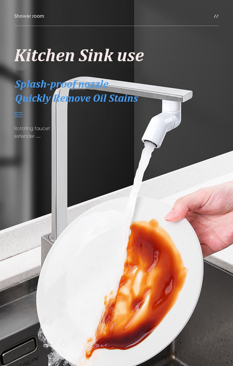 Sikunuo | Universal Rotatable Anti-Splash Faucet Extender