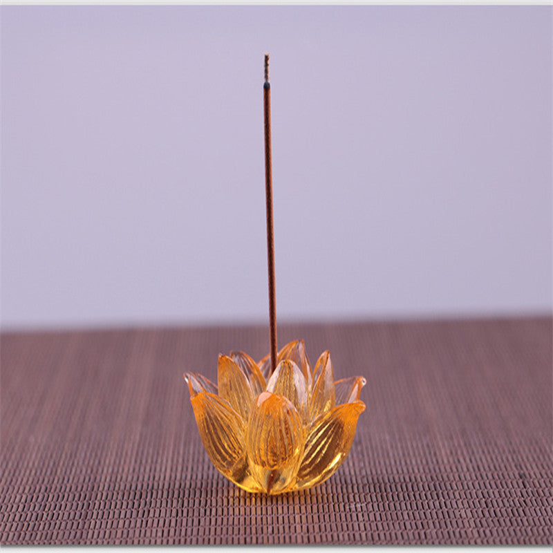 Sikunuo | Aromatherapy Colored Glaze Lotus Incense Burner