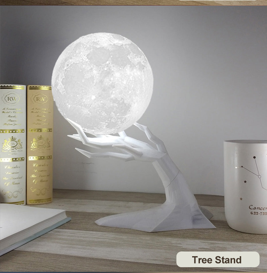 Sikunuo | Ultrasonic Moon Creative Air Humidifier Led Lamp