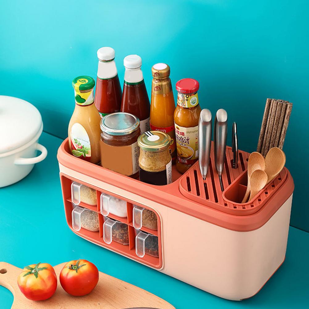 Sikunuo | Multifunctional Kitchen Seasoning Holder Storage Organizer