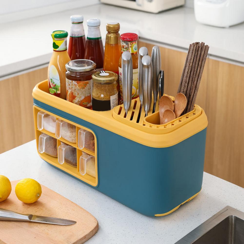 Sikunuo | Multifunctional Kitchen Seasoning Holder Storage Organizer
