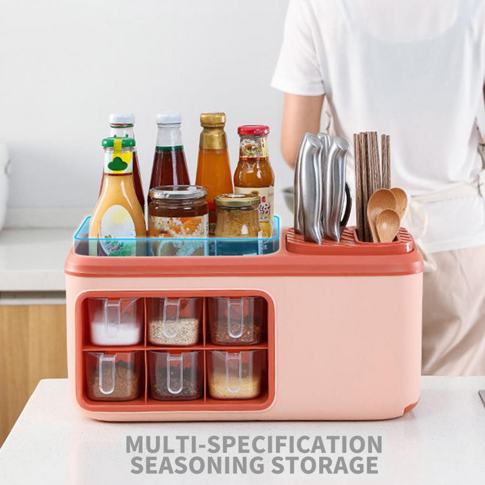 Sikunuo | Multifunctional Kitchen Seasoning Holder Storage Organizer