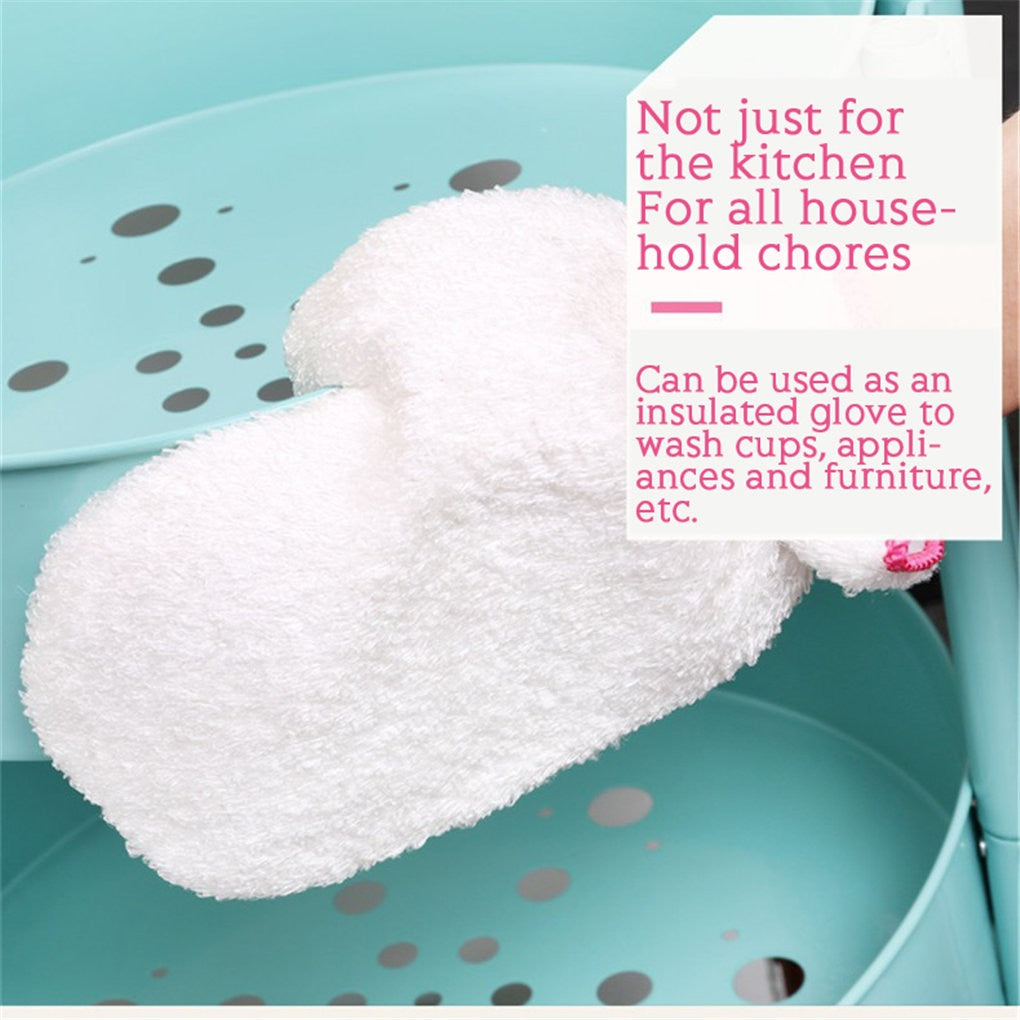 Sikunuo | Reusable Waterproof Fiber Dishwashing Gloves