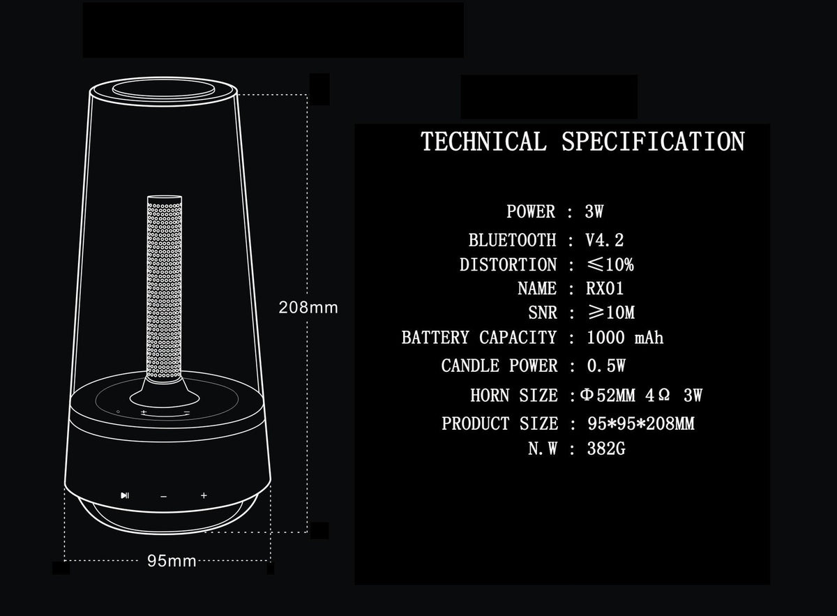 Sikunuo | Portable Atmosphere Night Light Speaker