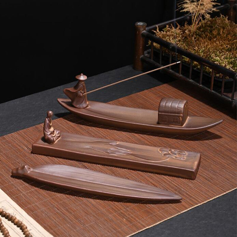 Sikunuo | Wooden Zen Incense Holder