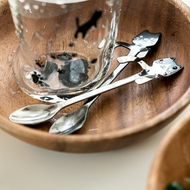 Sikunuo | Cute Cat Long Handle Tea Spoon