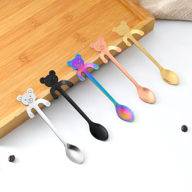 Sikunuo | Cute Cat Long Handle Tea Spoon