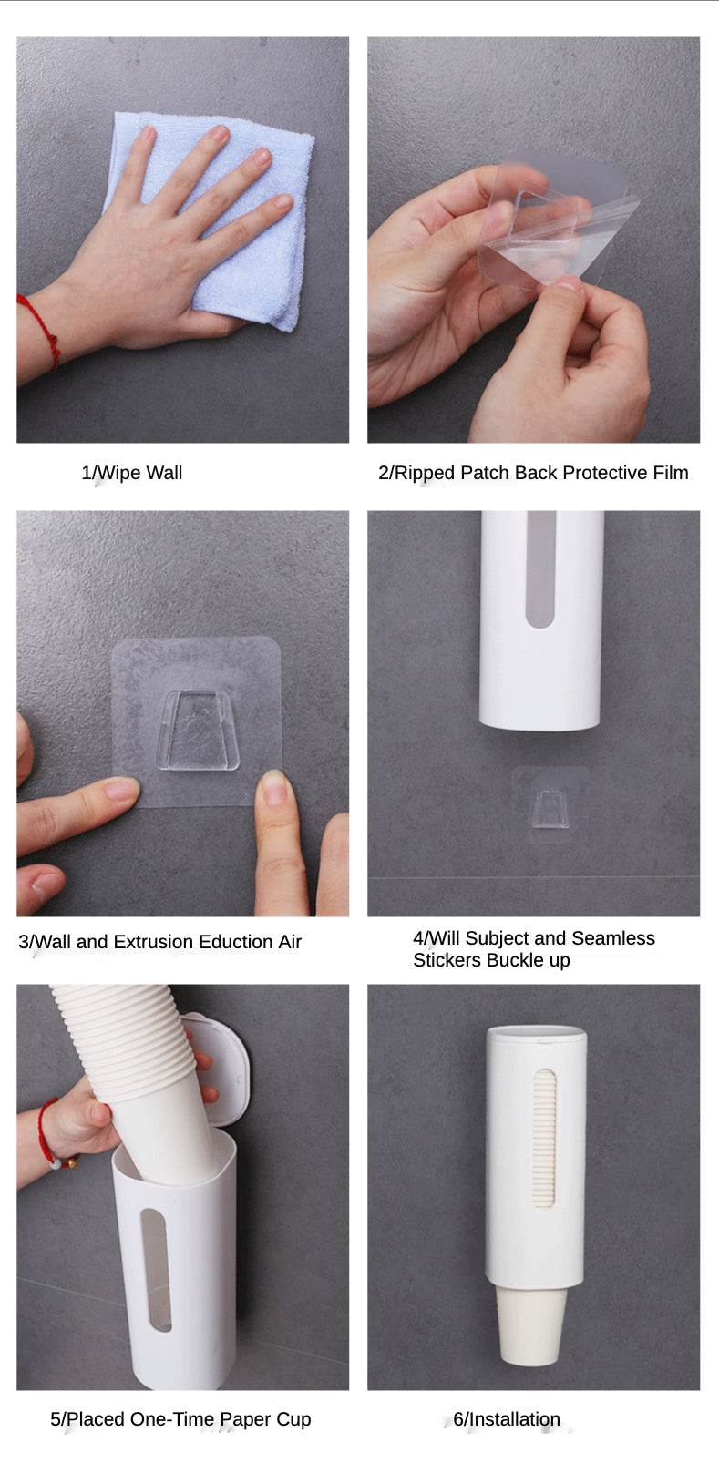 Sikunuo | Wall Mounted Automatic Paper Cup Dispenser