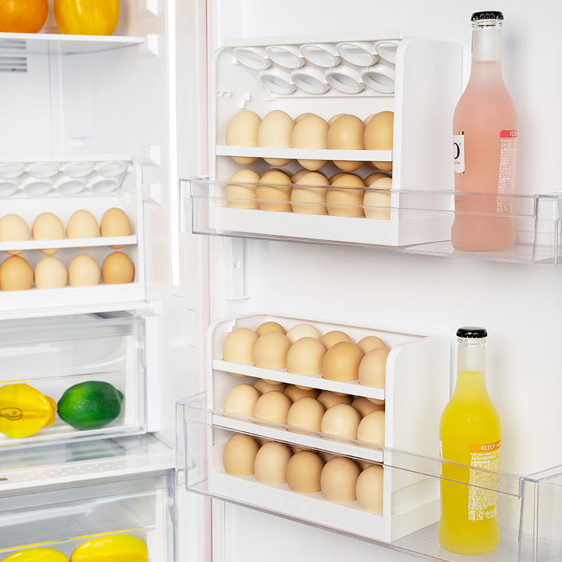 Sikunuo | Multi-Layer Practical Egg Fridge Organizer Box