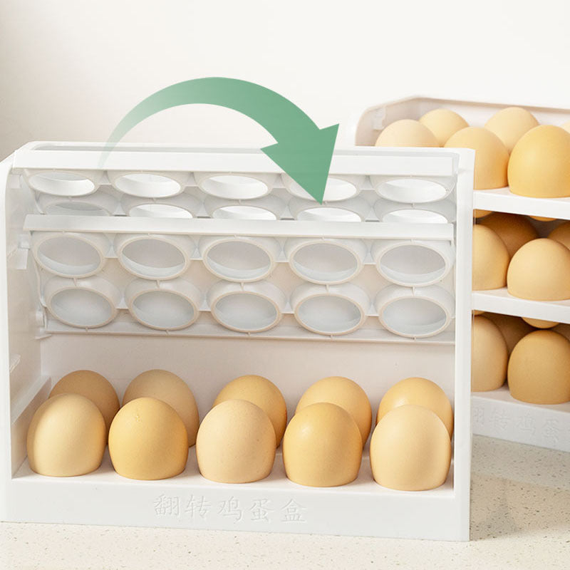 Sikunuo | Multi-Layer Practical Egg Fridge Organizer Box