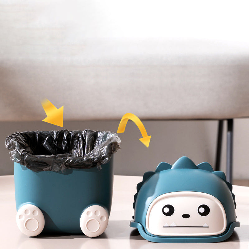 Sikunuo | Lazy Penguin Office Mini Trash Can