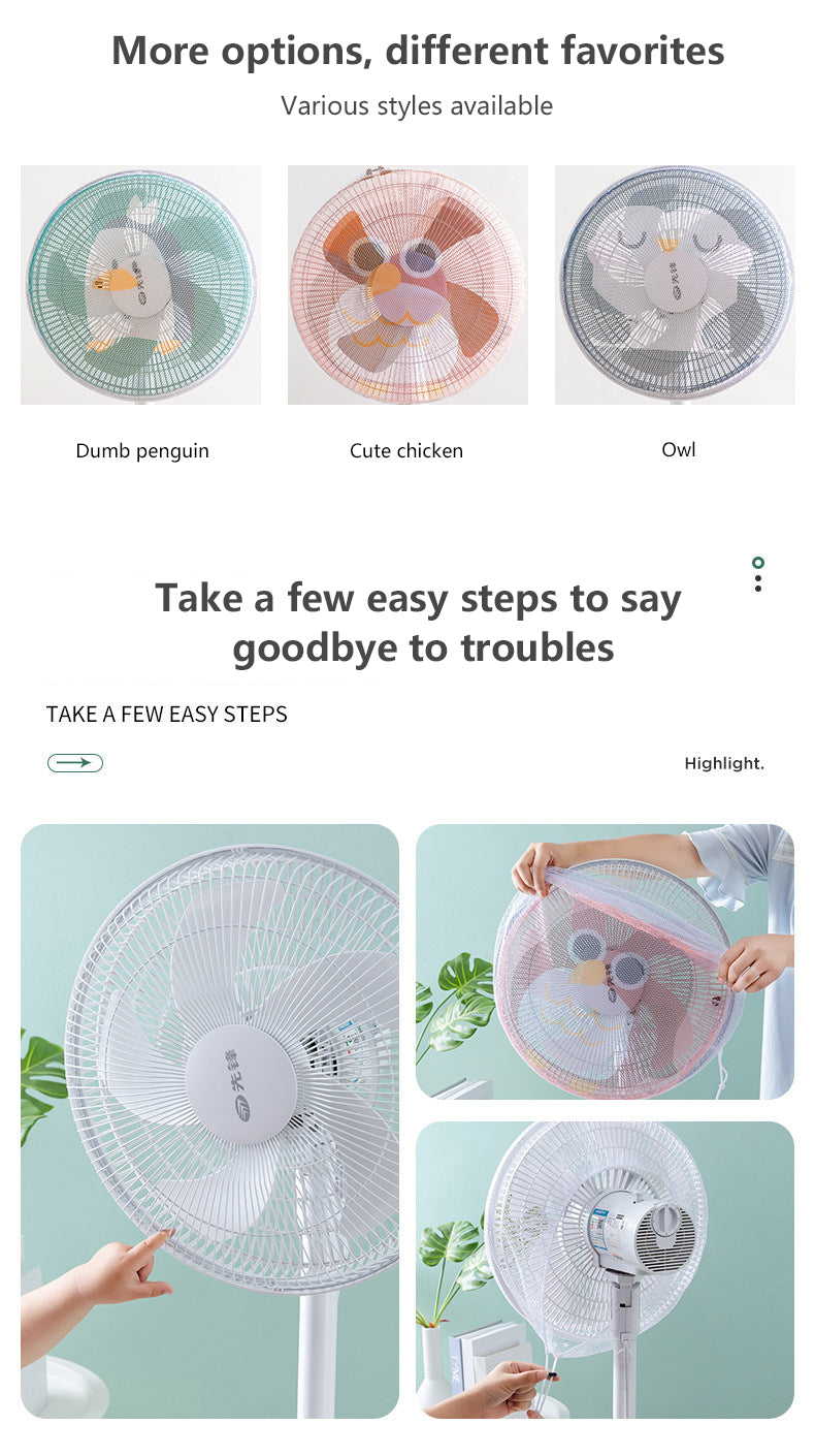 Sikunuo | Anti-Pinch Fan Safety Cover