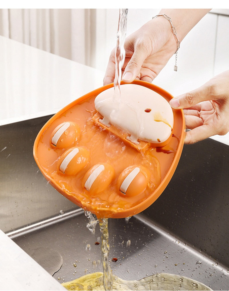 Sikunuo | Cat Paw Wall-Mounted Pot Lid Holder Rack