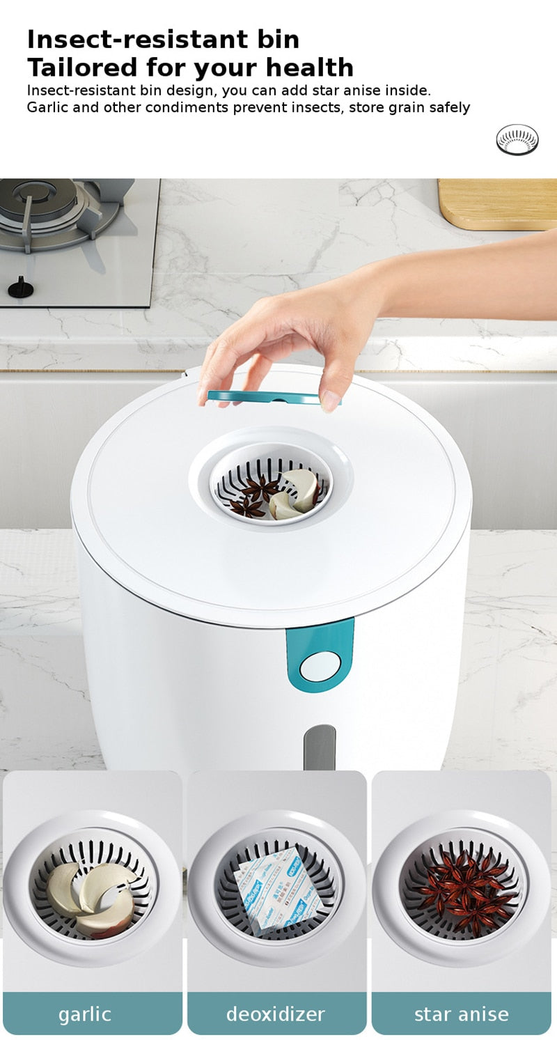 Sikunuo | Large Capacity Moisture-Proof Rice Storage Container