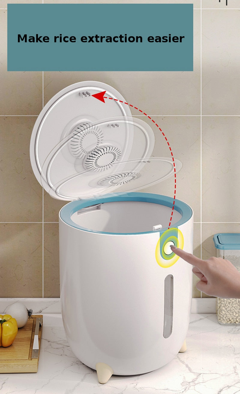 Sikunuo | Large Capacity Moisture-Proof Rice Storage Container