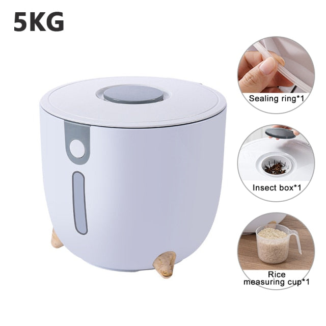 Sikunuo | Large Capacity Moisture-Proof Rice Storage Container