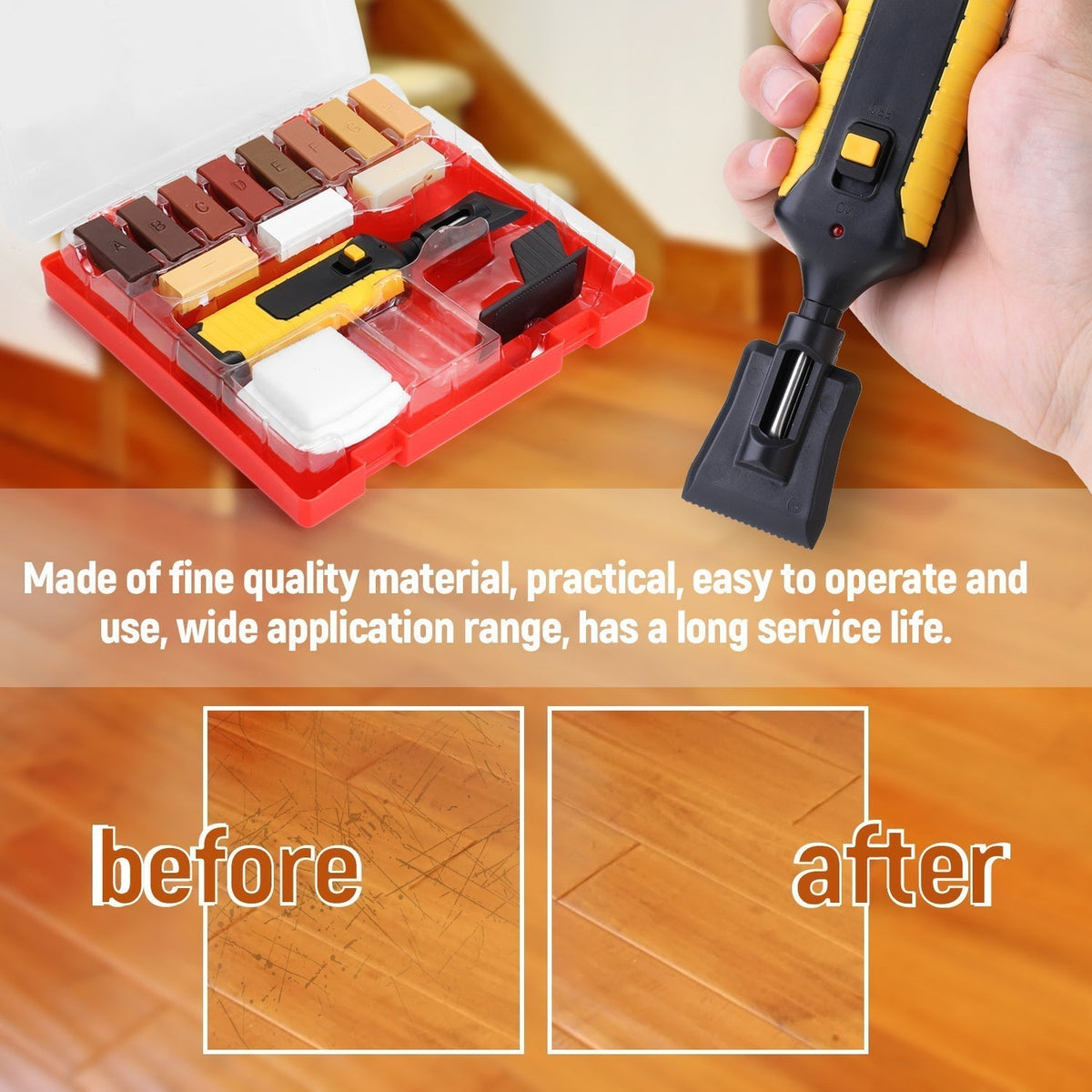 Sikunuo | Floor Laminate Scratch Repair Tool Set