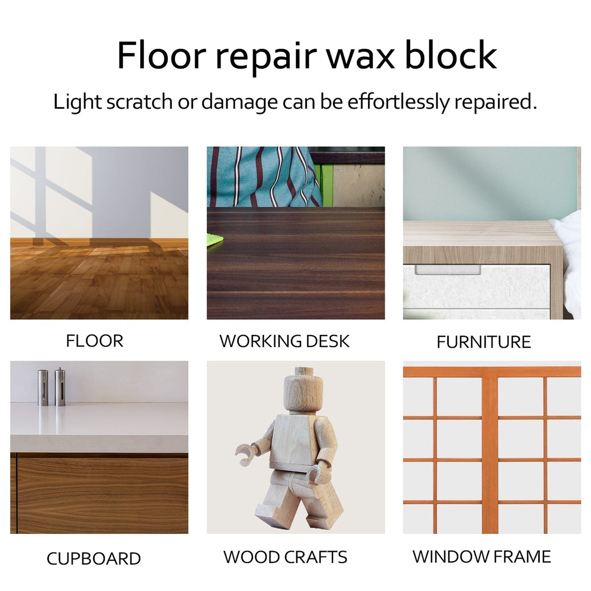 Sikunuo | Floor Laminate Scratch Repair Tool Set
