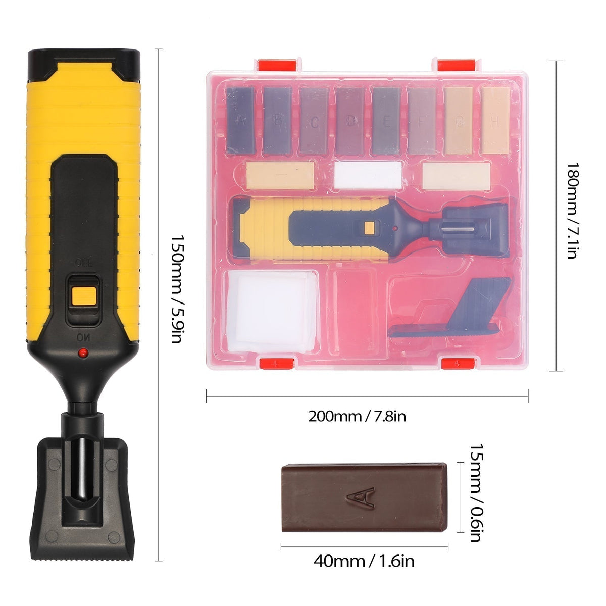 Sikunuo | Floor Laminate Scratch Repair Tool Set