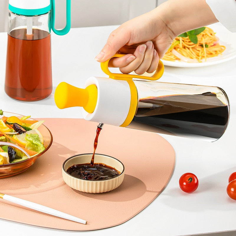 Sikunuo | 2in1 Easy Oil Dispenser Brush Bottle