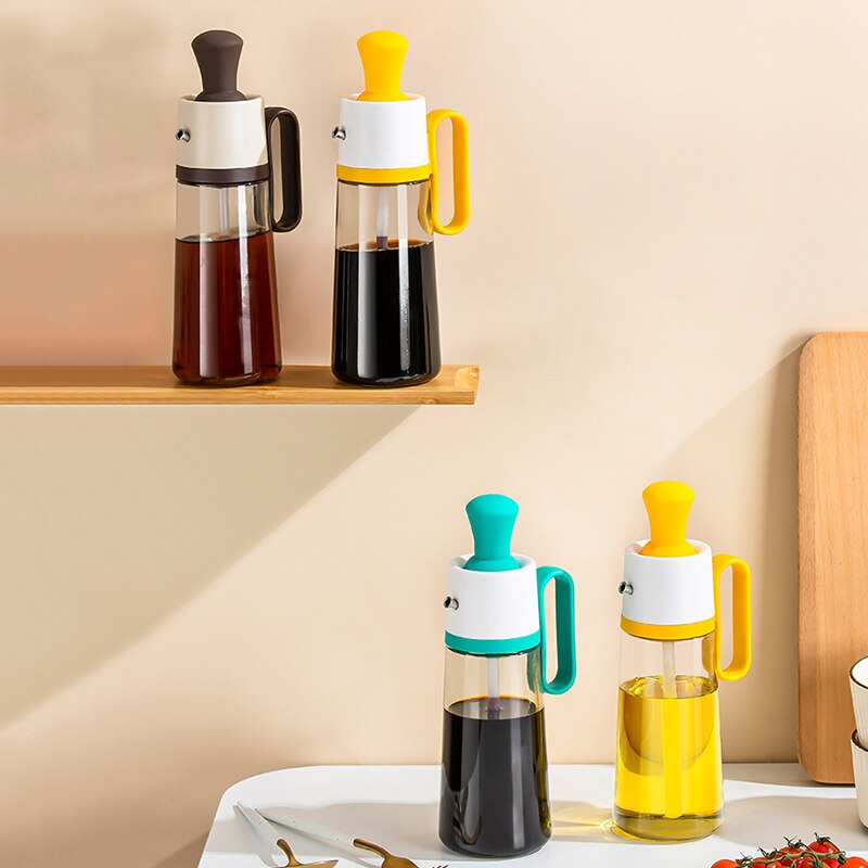 Sikunuo | 2in1 Easy Oil Dispenser Brush Bottle